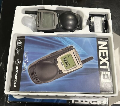 Rare Vintage Motorola i1000 Plus Nextel Cell Phone iDen PTT Black