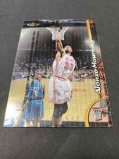 1999 Topps Finest Jumbo Basketball Box Topper Card Alonzo Mourning Card # 8