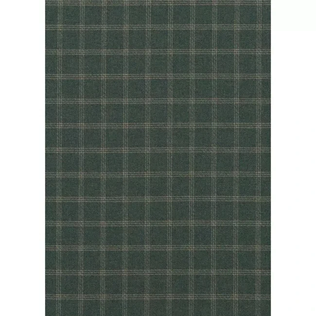 Mulberry Lee Jofa 100% Wool Check Uphol Fabric- Bute Blue Green 3.5yd FD749.G107 - Image 3 of 3