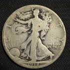 1918 **D** WALKING LIBERTY SILVER HALF DOLLAR**NICE**FREE SHIPPING X8742