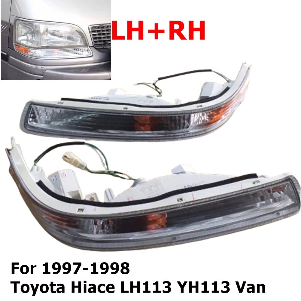 Pair Turn Signal Corner Lights Lamps For 1997-1998 Toyota Hiace