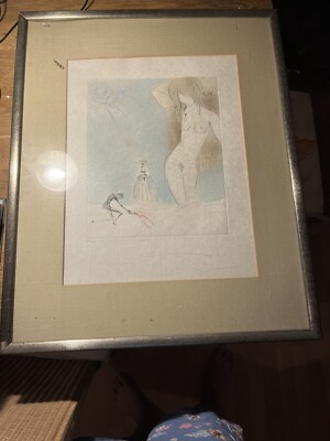 Gemälde, S. Dali, Titel: Nude, Orginal Mit Wasserzeichen, Auflage 44 Von 250