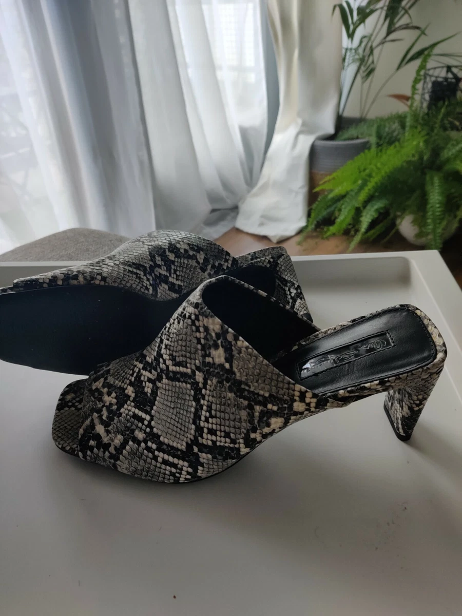 Snakeskin mules deals