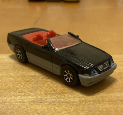 Vintage 1989 Hot Wheels Mercedes Benz 500 SL Black Rare Original