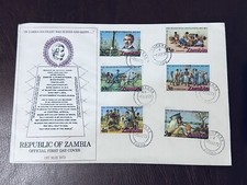 Zambia 1973 FDC THE DEATH OF DR LIVINGSTONE CHISAMBA POSTMARK