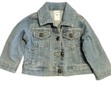 Carter Demin Jean Jacket 9M Baby Light Wash EUC