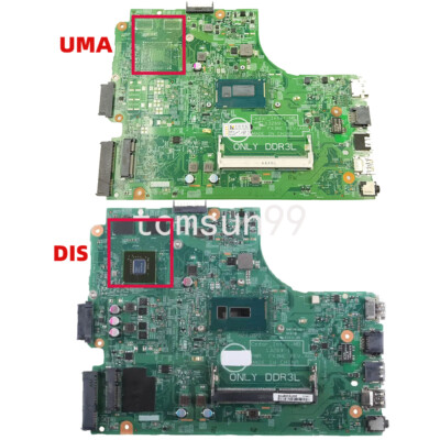 For Dell INSPIRON 15 3442 3542 3443 3543 5748 Motherboard 13269-1 i3 i5 i7  CPU