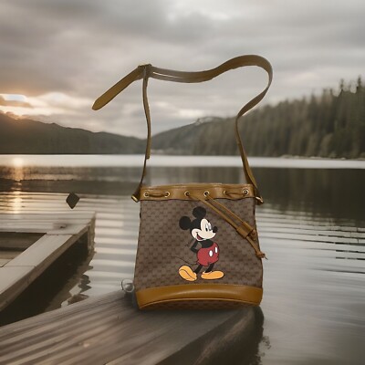 Gucci X Disney Mickey Mouse Bucket Bag Tasche Originalpapiere & Rechnung