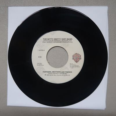 THE NITTY GRITTY DIRT BAND REDNECK RIVIERA/PARTNERS... VINYL 45 VG 23-69