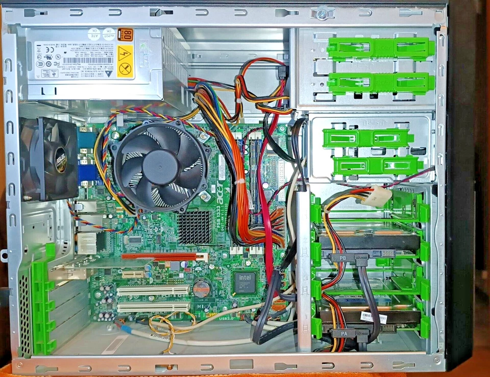 Acer Gateway DT10G - CPU E8400 Dual-Core, SSD 500GB , 8GB RAM Minitower - Immagine 4 di 4