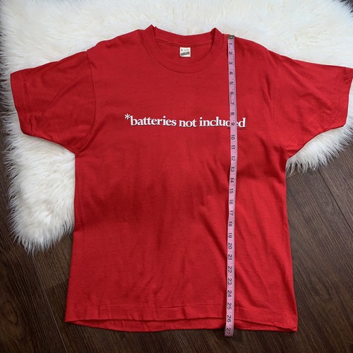 * Batterien nicht enthalten selten Vintage Original Film Promotion T-Shirt - Bild 8 von 8