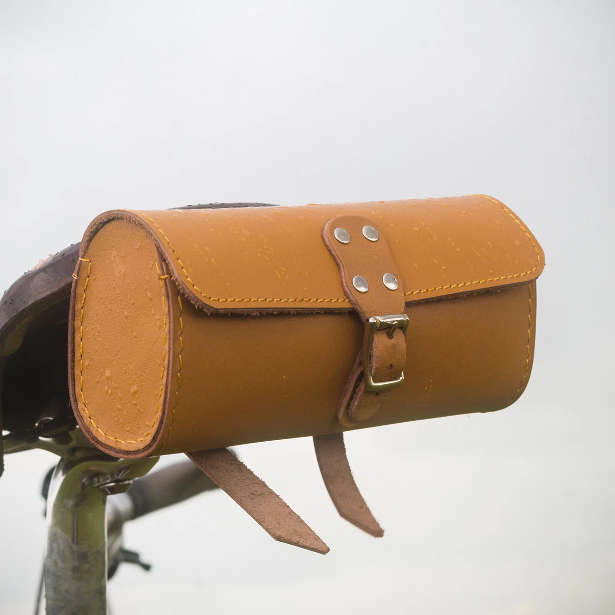 Leather bicycle on sale bags