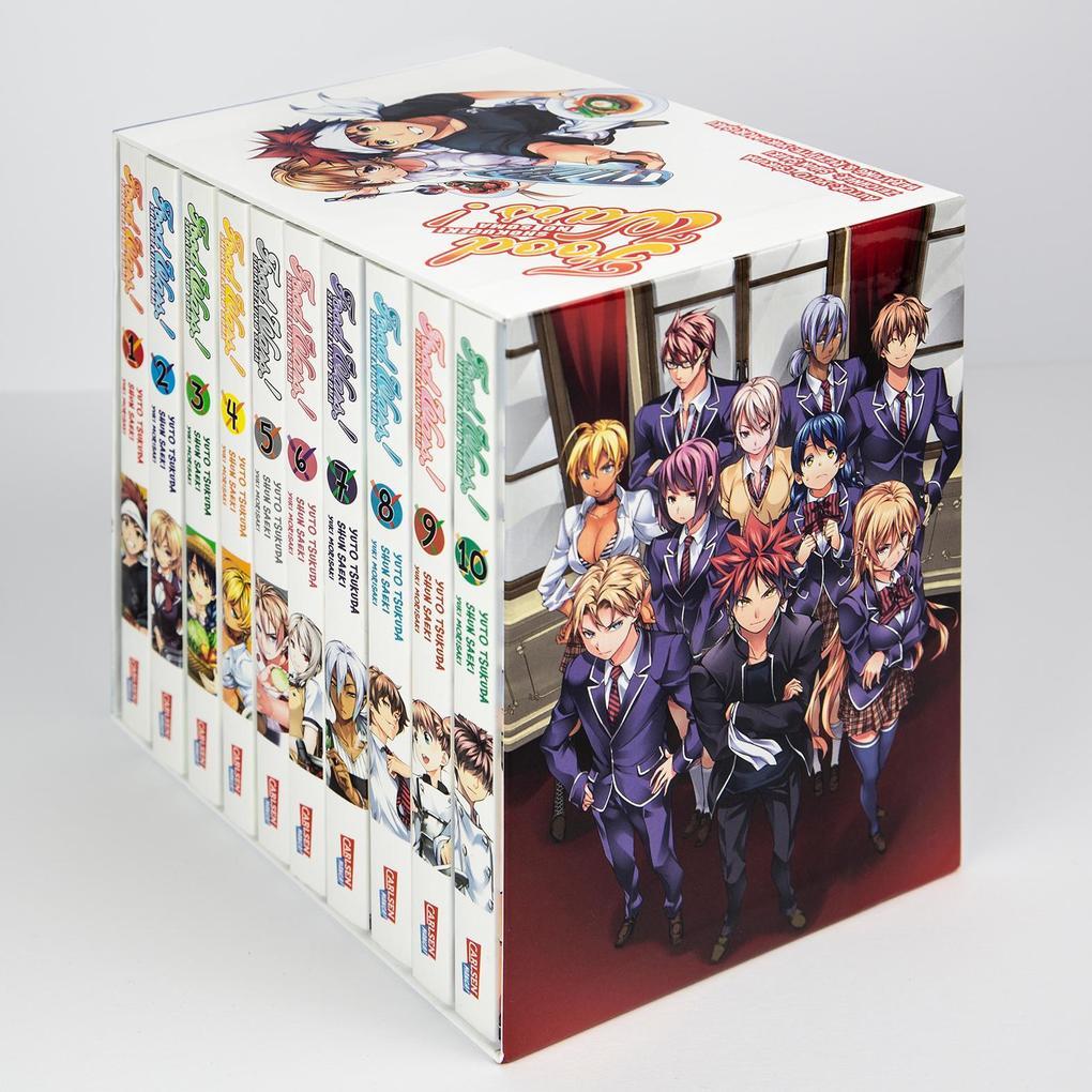 Thumbnail - Food Wars - Shokugeki No Soma, Bände 1-10 Sammelschuber Mit Extra |