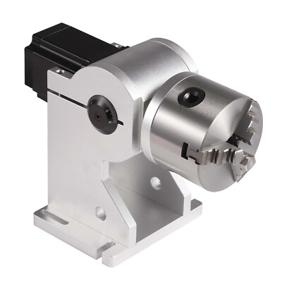 Monport 80MM 3-Backen Drehaufsatz Drehachse Rotary Axis für Faserlasergravierer