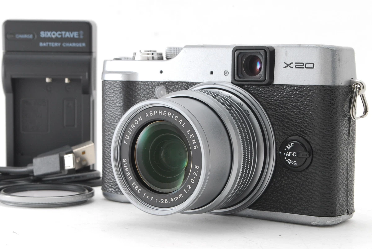 Exc+5] FUJIFILM FUJI X20 12.0MP SILVER DIGITAL CAMERA X SERIES