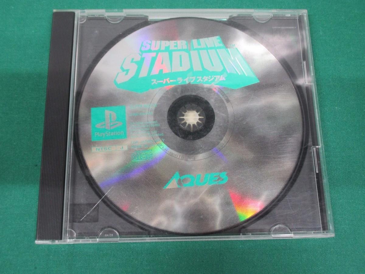 PlayStation -- SUPER LIVE STADIUM -- no manual. PS1. JAPAN. GAME