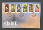 ISLE OF MAN 2019 FDC MOBY DICK HERMAN MELVILLE FIRST DAY COVER WITH DOUGLAS PMK