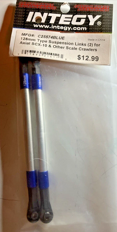 Integy C25574BLUE 128 mm Suspension Links for Axial SCX10 - Image 2 of 4