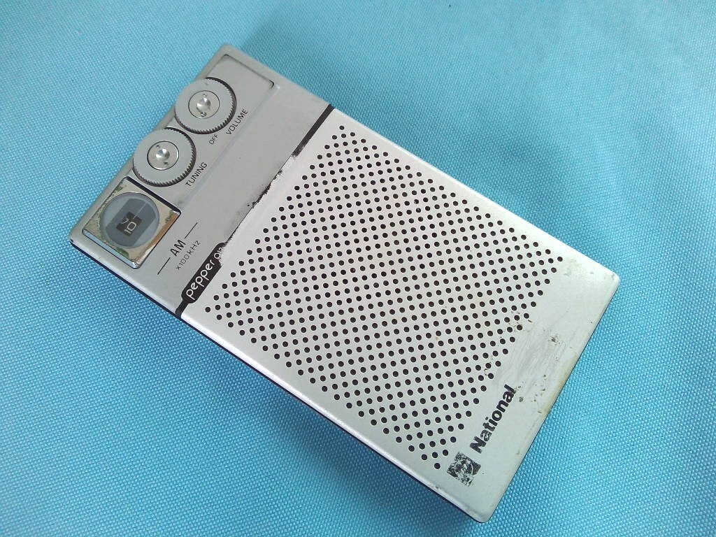 ジャンク扱い National pepper 011 （National AM ラジオ pepper
