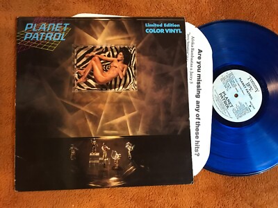 Planet Patrol BLUE Color Vinyl LP 1983 BREAK DANCE BREAKERS HTF