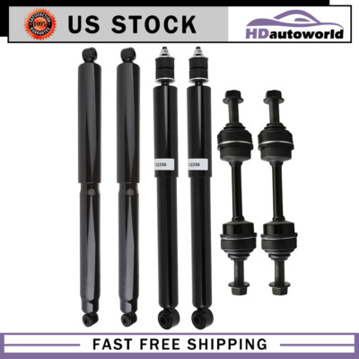 4WD Front Rear Shocks Absorbers Front Sway Bars for Ford F-250 F-350 Super Duty