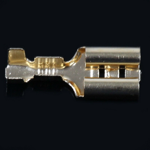 200 Stck. 6,3 mm Spatenstecker Buchse Klemmen Elektrischer Draht Crimp Stecker Kit - Bild 4 von 8