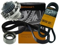 Conti Zahnriemen + Wapu Keilr.Riemen Fiat Panda Punto Doblo Palio Lancia Y 1.2