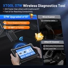 XTOOL D7W V2.0 Wireless OBD2 Scanner Full System Diagnostic Tool ECU Coding FCA