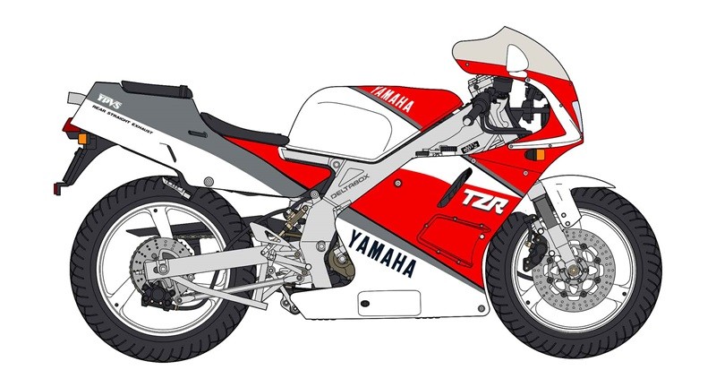 Hasegawa 21776 - 1/12 Yamaha Tzr250 (3Ma) 1990 - New