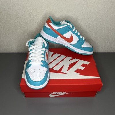 Miami Dolphins Dunks Low (Size 4.5)