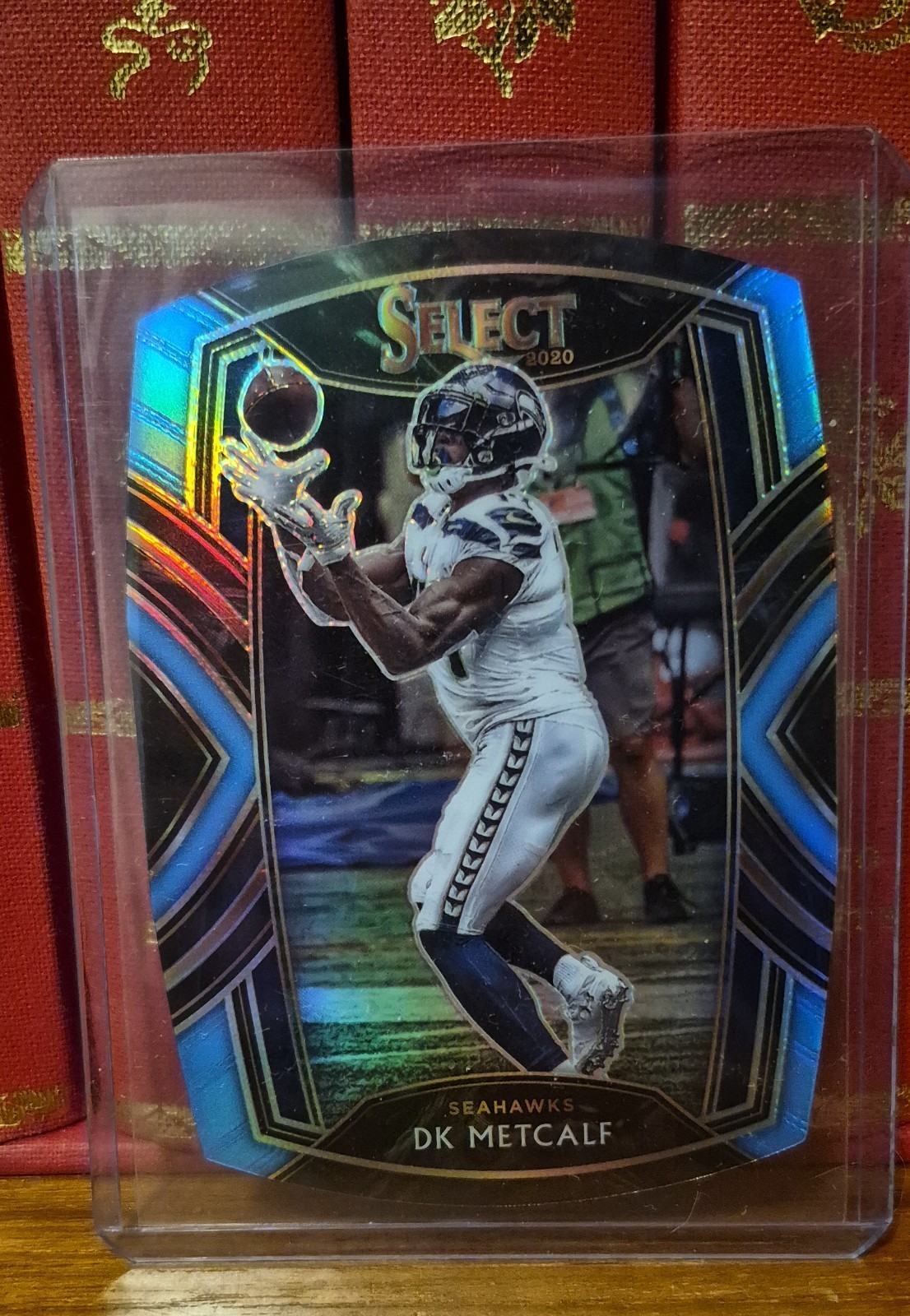 2020 Panini Select - Club Level DK Metcalf #216 Light Blue Prizm Die-Cut