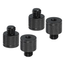 4 Pcs M6 Female to 3/8 Male Tripod Nut Camera Mount Screw1, 20 mm