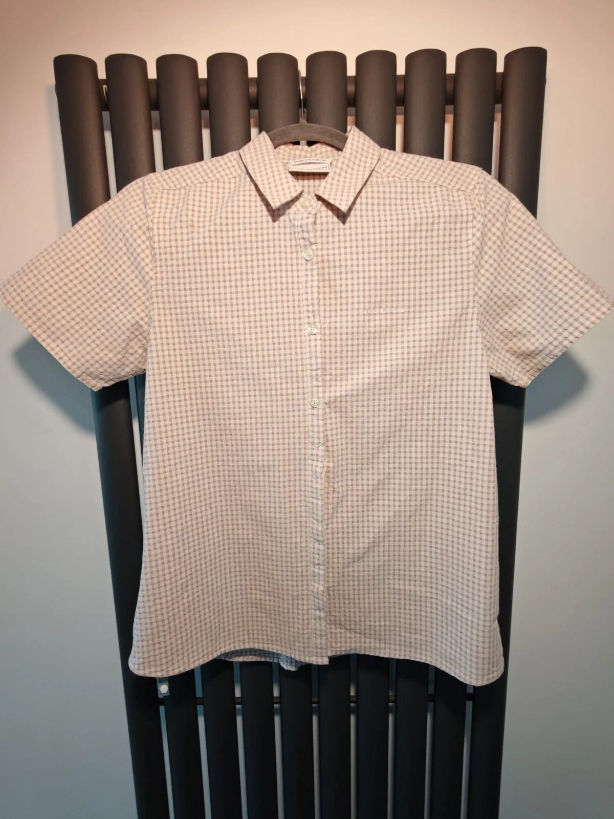 Craghoppers Womens Walking Hiking Shirt UK 10 Pink Check Short Sleeve Outdoor
Opens in a new window