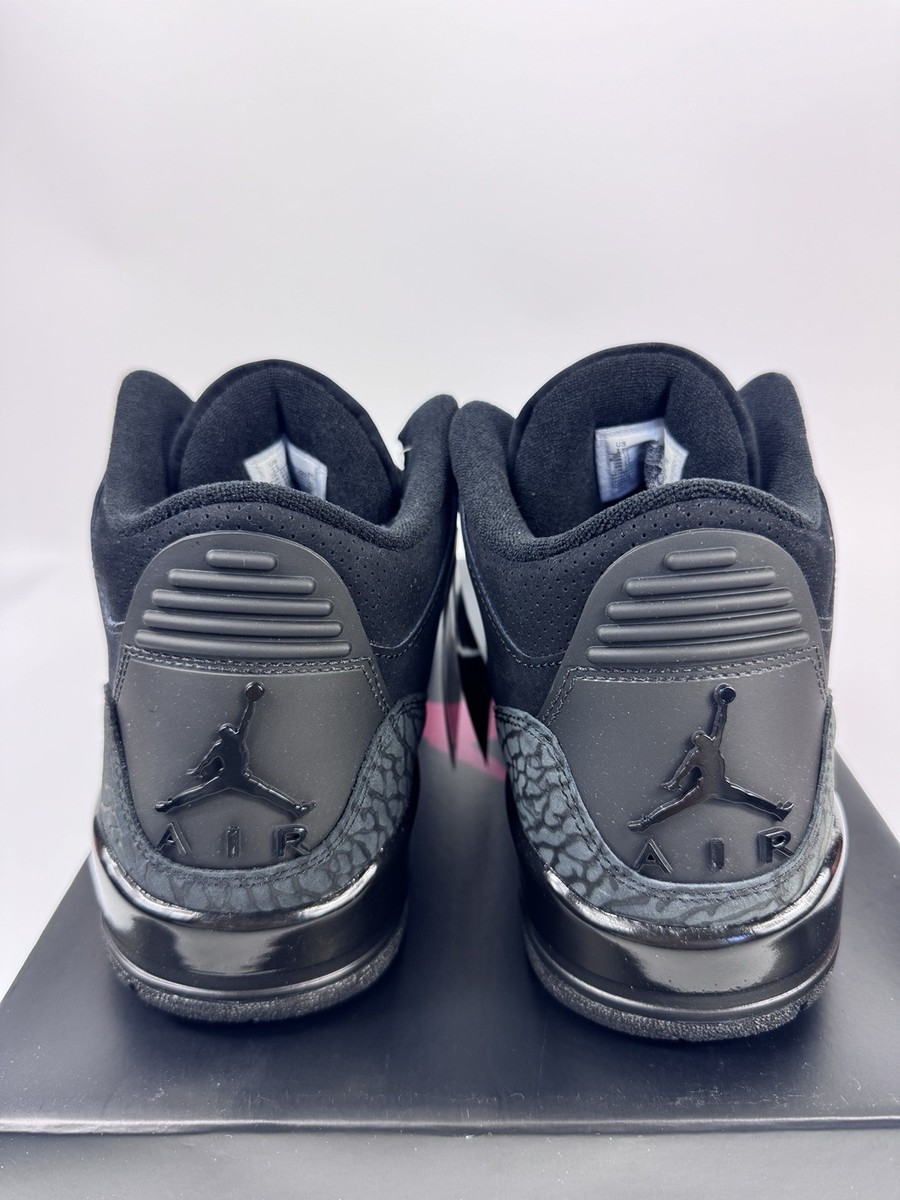 Size 12 - Air Jordan 3 Retro Black Cat for sale online | eBay