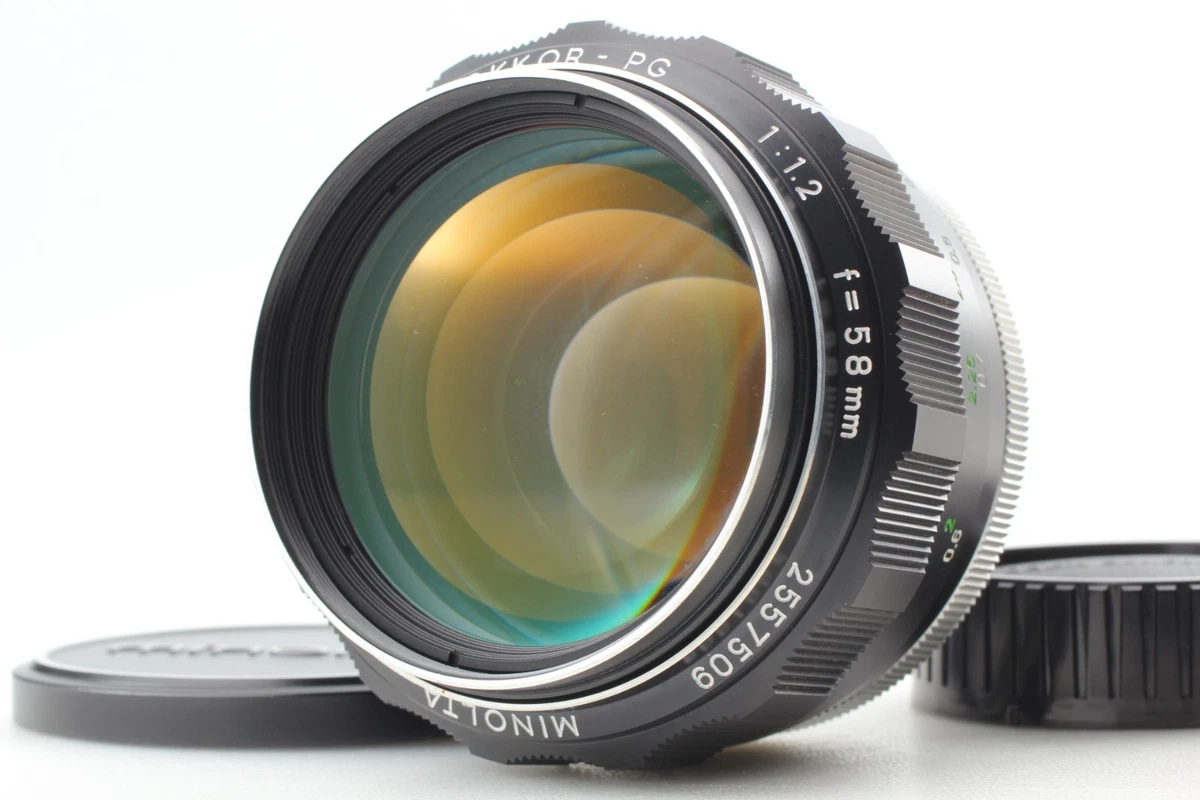Minolta 58mm Focal f/1.2 Camera Lenses for sale | eBay