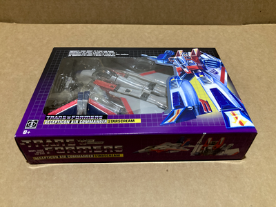 Transformers New 2018 Vintage G1 Exclusive Starscream Reissue for