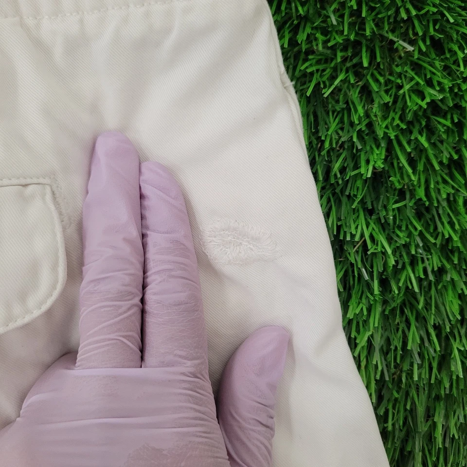 Pantalones cortos Ralph-Lauren cintura alta para mujer grandes 40x4 blancos Foto 4 de 4