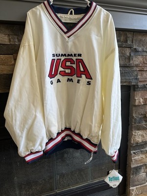VTG 1996 Men's XL Starter Atlanta Olympic Summer Games Windbreaker Pullover NWT
