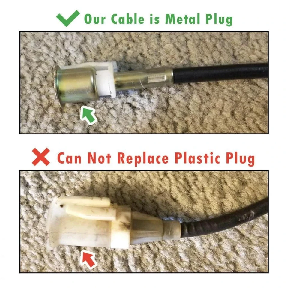 Cable velocímetro medidor de velocidad Fit 1989-1997 Toyota Pickup Hilux MK3 Ln106 4Wd Foto 3 de 4