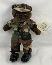 1989 Bear Forces Of America U.S. Marines Teddy Bear