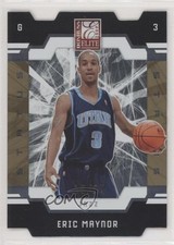 2009-10 Donruss Elite Gold Status Die-Cut 15/24 Eric Maynor #179 a8x