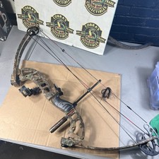 Vintage Buckmasters Hypertech Camo Right-handed Compound Bow W Quiver Arrows