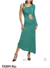 Farm Rio One-Shoulder Midi Dress Women's