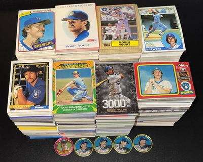 #ad #ad 2092 Robin Yount Milwaukee Brewers BULK Lot Base Inserts amp; Oddball $350.00