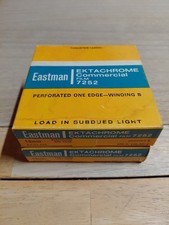 Kodak Eastman 7252 Ektachrome Commercial 16mm Film 100ft Lot Of 2