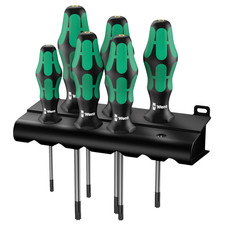 Wera Security Tamper Torx Screwdriver Set 6 Piece T10 T15 T20 T25 T30 T40 367/6