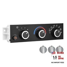 HVAC A/C Heater Climate Control Module Panel Switch with Rear defrost 599-294