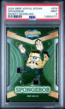 2024 WONDERCARD SPONGEBOB SQUAREPANTS TREASURE SERIES-SPORTY SPARKLING 19 SPONGE