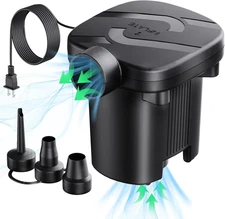 Quick-Fill Electric Air Pump High-Power Inflator Deflator Mattresses Inflatables