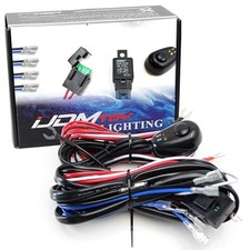 Universal Fit 4-Output Relay Harness Wire Kit with LED Indicator ON/Off